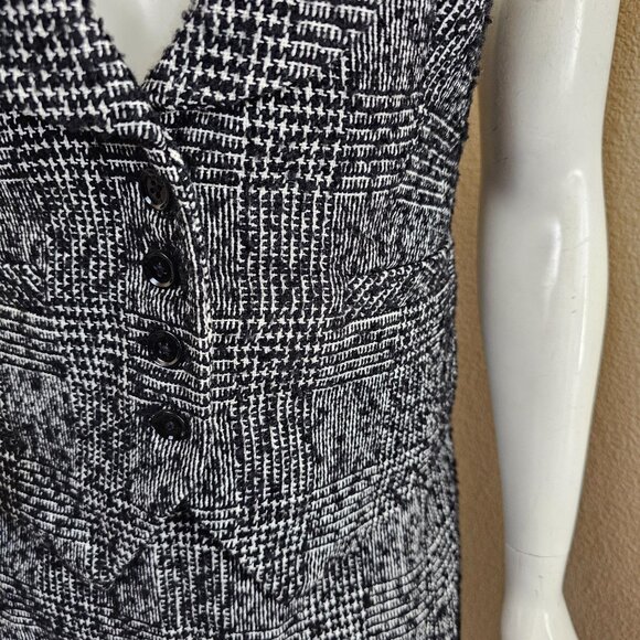 EXPREE DESIGN STUDIO Wool Blend Tweed Boucle Suit Vest Skirt Set~Size 6 - Picture 16 of 16